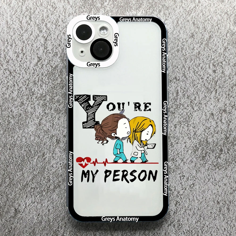Greys Anatomy You are my person Soft Case for iPhone 11 12 13 14 Pro - Greys Anatomy Store
